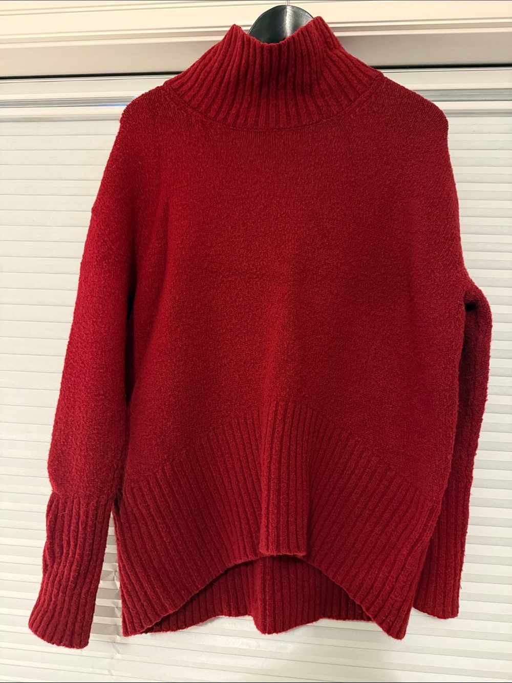 Christian Siriano Cherry Red Turtleneck